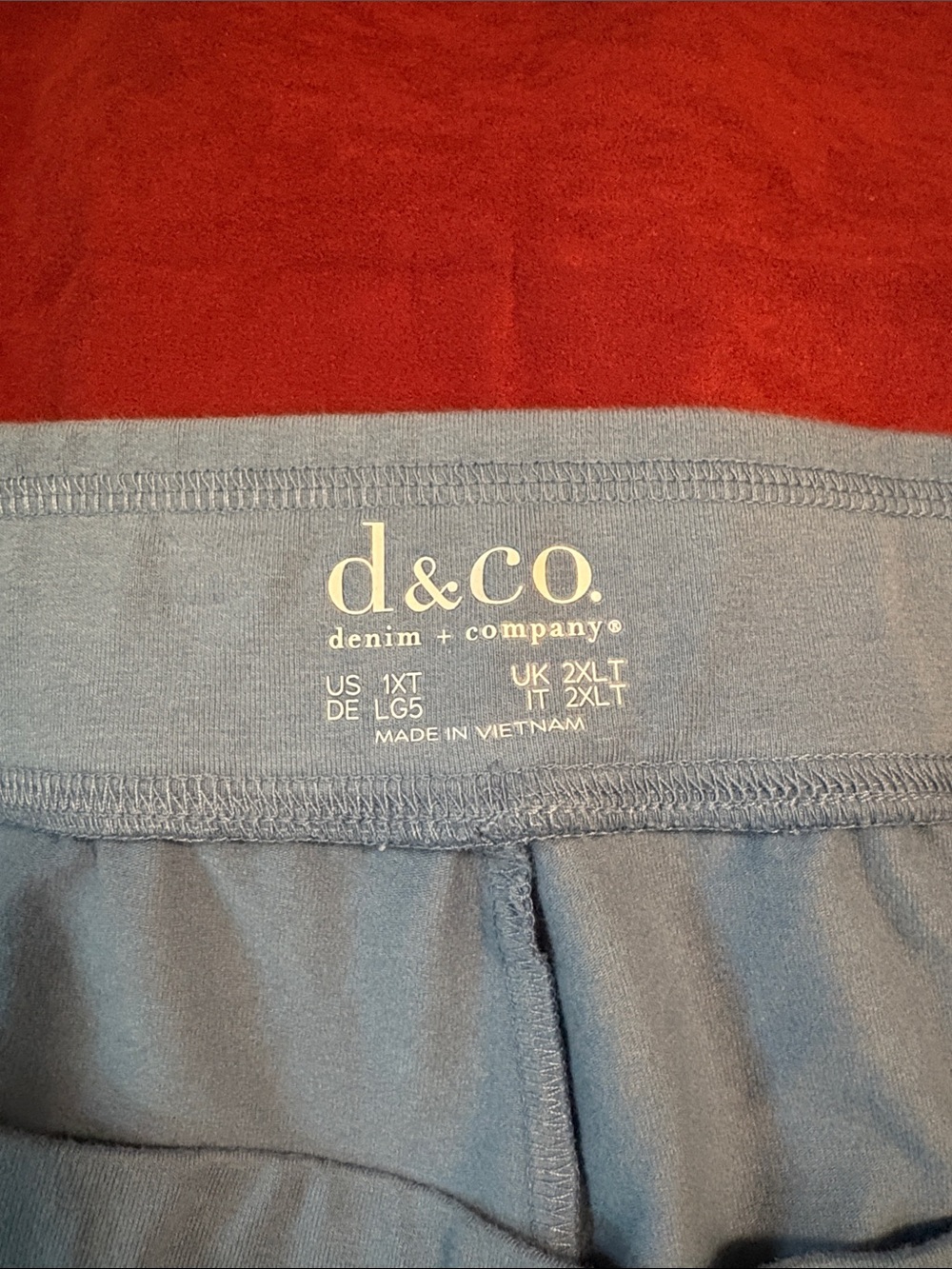 Denim & Co Women’s Light Blue Bermuda Shorts - 1X tall - Picture 2 of 5